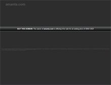 Tablet Screenshot of amanta.com